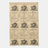 Buch der kulinarischen Gifte aus dem Jahre 1820 an Geschirrtuch (Vertikal)