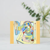"Buch der Regeln" von Ruchell Alexander Postkarte (Stehend Vorderseite)