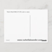 "Buch der Regeln" von Ruchell Alexander Postkarte (Rückseite)