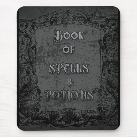 Buch der Zauber und Tränke Mousepad (Vorne)