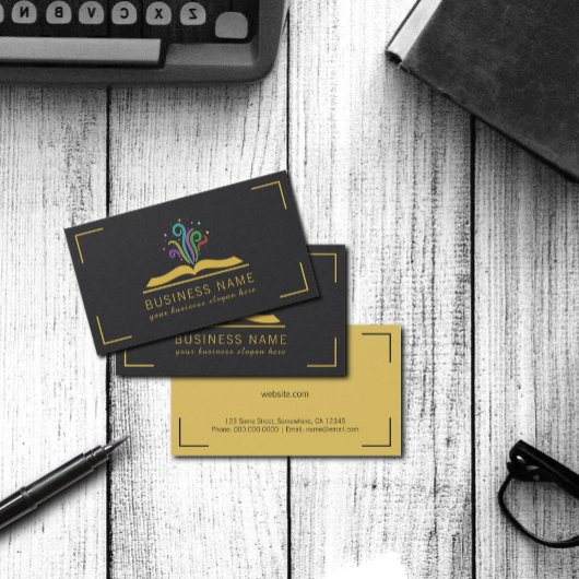 Buch des Buchhandlungen "Dreams Magic Fantasy Writ Visitenkarte