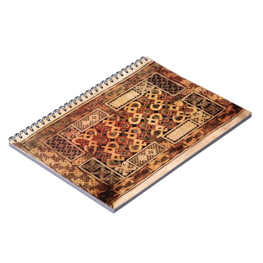 Buch des Durrow Teppich-Seiten-Notizbuches (Linke Seite)