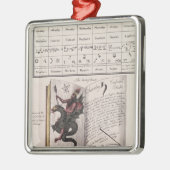 Buch des Geistes Silbernes Ornament (Links)