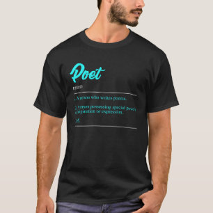 Buch Dichter und Bücherwurm Buch Poesie 1 T-Shirt