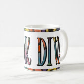 Buch-Diva-Tasse Kaffeetasse (VorderseiteRechts)