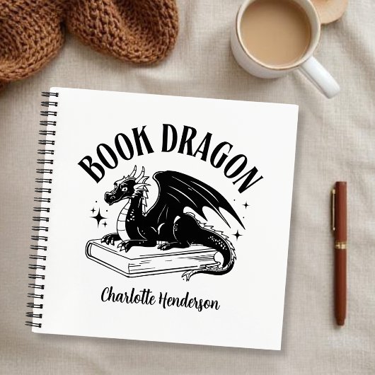 Buch Drache Fantasy Leser Benutzerdefiniertes Spir
