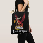 Buch-Drache-Literatur-Lesegeek-Nerd Tasche (Von Nahem)
