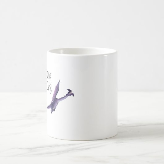 Buch-Drache-Tasse Kaffeetasse (Mittel)