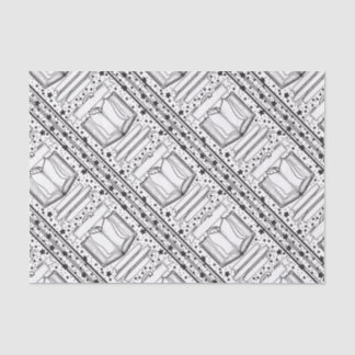 Buch Einfaches, aber kraftvolles nahtloses Muster Seidenpapier