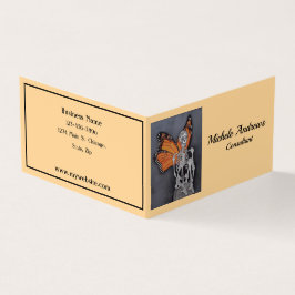 Buch-Falten-Visitenkarte-Metamorphose Visitenkarten