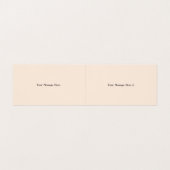 Buch-Falten-Visitenkarte-Metamorphose Visitenkarten (Innenseite Aufgefaltet)