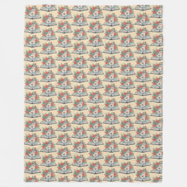 Buch Fleece-Decke Fleecedecke