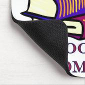 Buch-Frau Mousepad (Ecke)