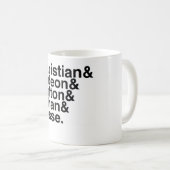 Buch-Freund christlich, Gideon, Colton, Ethan, Kaffeetasse (VorderseiteRechts)