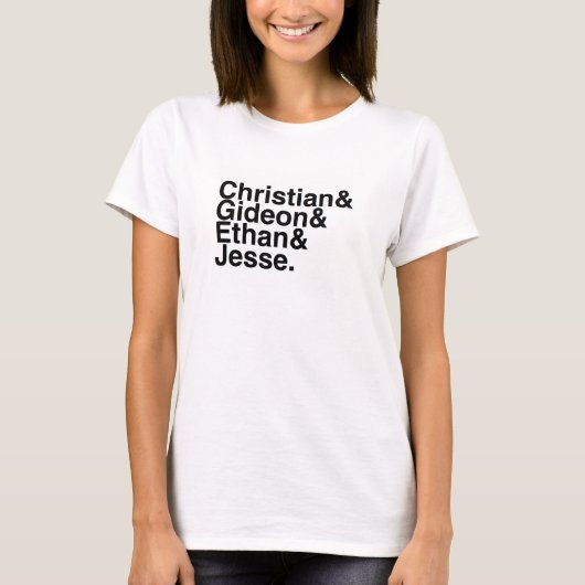 Buch-Freund - christlich, Gideon, Ethan, Jesse T-Shirt (Vorderseite)
