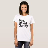Buch-Freund-Frau David Gandy T-Shirt (Vorne ganz)