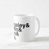 Buch-Freund Kingsley, Soren, Nora, Wes Kaffeetasse (VorderseiteRechts)