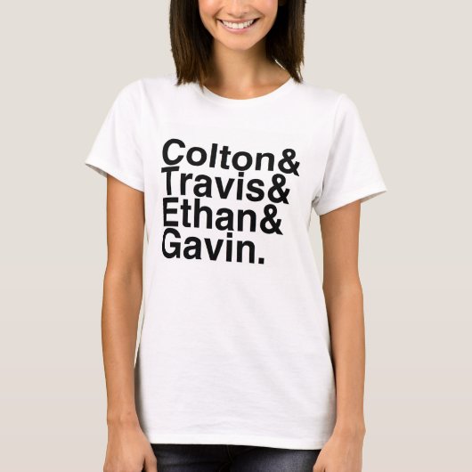 Buch-Freunde - Colton Travis Ethan Gavin T-Shirt (Vorderseite)