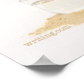 Buch gegen Film (Strand) Poster (Ecke)