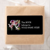 Buch gehört zu Ihrem Namen Aufkleber Lily Book Lab (Insitu)