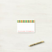 Buch-Grenze Post-it Klebezettel (Auf Schreibtisch)