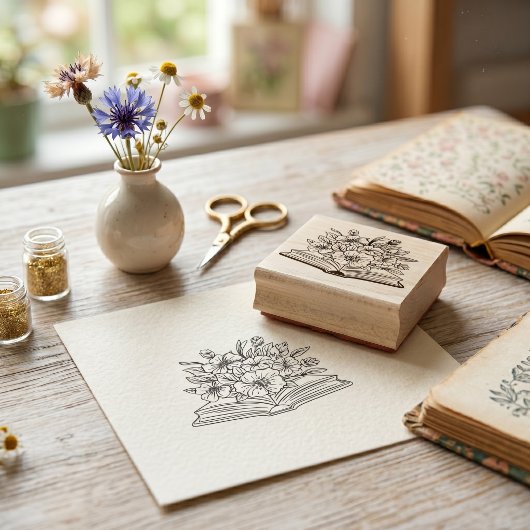 Buch Gummistempel