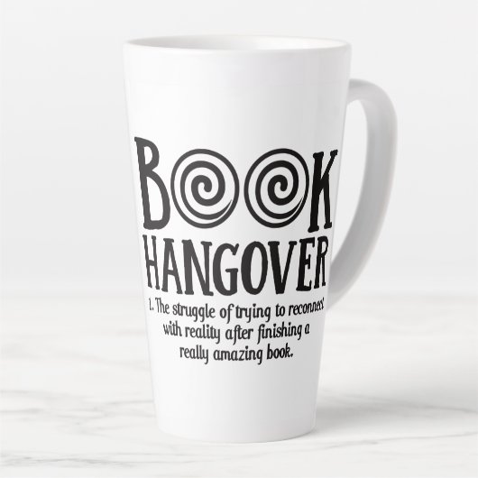 Buch Hangover Tall Latte Tasse 17 oz.  (Rechte Ecke)