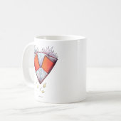 Buch-Herz Kaffeetasse (Vorderseite Links)