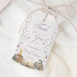 Buch Hochzeitsdusche Danke Geschenkanhänger