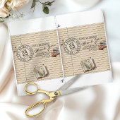 Buch Hochzeitsdusche Schokoladen-Bar Favor-Wrapper
