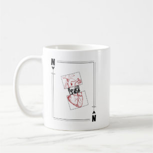 Buch Inspiriert Tasse (sechs Krähen)