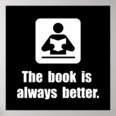 Buch ist besser poster (Vorne)