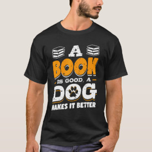 Buch ist guter Hund macht besseres Buch Katze T-Shirt