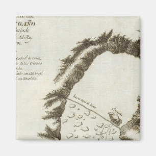 Buch Karte von Alaska Magnet