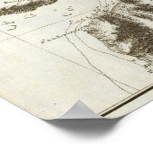 Buch Karte von Alaska Poster (Ecke)