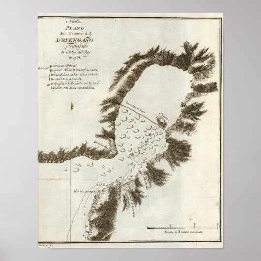 Buch Karte von Alaska Poster (Vorne)