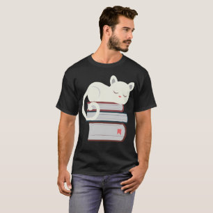 Buch-Katze T-Shirt