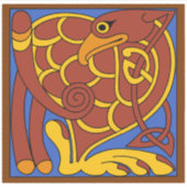 Buch Kells keltischer Knoten Mittelalterlicher Vog Aufkleber (Vorderseite)