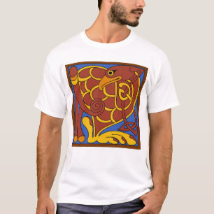 Buch Kells keltischer Knoten Mittelalterlicher Vog T-Shirt