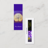 Buch-Kennzeichen - Gegenwart Mini Visitenkarte (Vorne/Hinten)