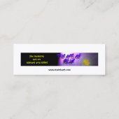 Buch-Kennzeichen - Gegenwart Mini Visitenkarte (Rückseite)