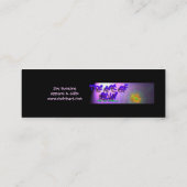 Buch-Kennzeichen - Liebe Rose I Sie Mini Visitenkarte (Rückseite)