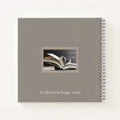 Buch Lady, Personalisiertes Lesegeschenk für Sie (Rückseite)