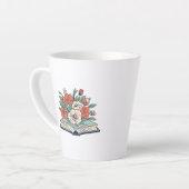 Buch-Latte-Tasse Milchtasse (Linke Ecke)