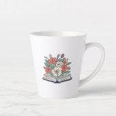 Buch-Latte-Tasse Milchtasse (Rechts)