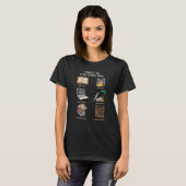 Buch lesen Bücher Meme Fun Book T-Shirt (Vorne ganz)
