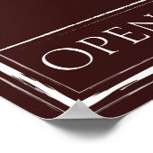 Buch lesen, Kunst für Buchliebhaber Poster (Ecke)