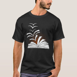 Buch lesen Lesefans Bücher Bücherwurm T-Shirt