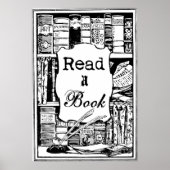 Buch lesen poster (Vorne)