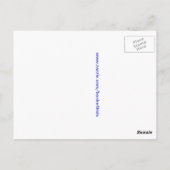 Buch lesen postkarte (Rückseite)